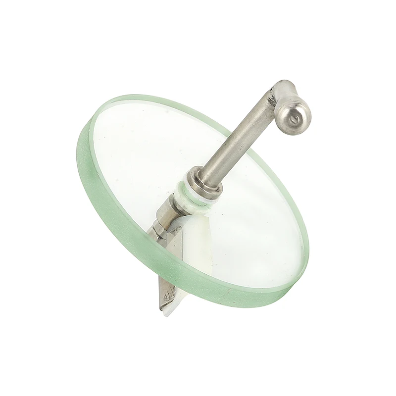 

View Sight Borosilicate Glass. Stainless steel handle with a silicone scraper blade .