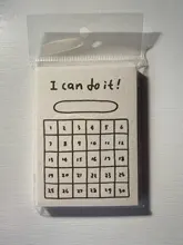 Yoofun-Bloc de notas creativo para la agenda diaria, 50 hojas, para la agenda, suministros escolares, papelería