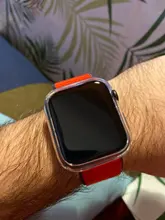 Protector funda para reloj para Apple Watch/5/4/3/2/1 40mm 44mm cero suave de silicona casos para iWatch serie 42mm 38mm