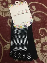 Calcetines antideslizantes de Yoga para hombre, medias antideslizantes de algodón con agarre de Barre y Pilates