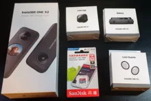 Insta360-Cámara de acción One X2 360, 5,7 K, vídeo VR, 10M, impermeable, Insta 360 One X2, cámara deportiva de bolsillo