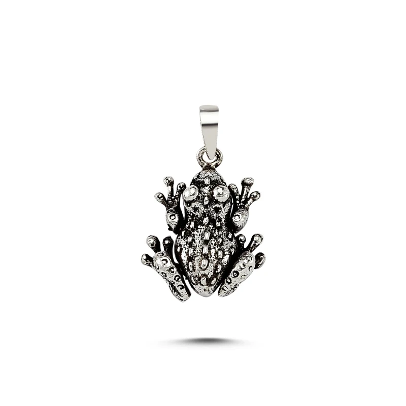 

Silver 925 Sterling Frog Pendant