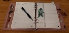 Moterm-Agenda de anillos de lujo con carpeta de anillos plateados, organizador de Agenda, diario, Bloc de notas, cuaderno de bocetos, A5, 30 MM, nueva serie