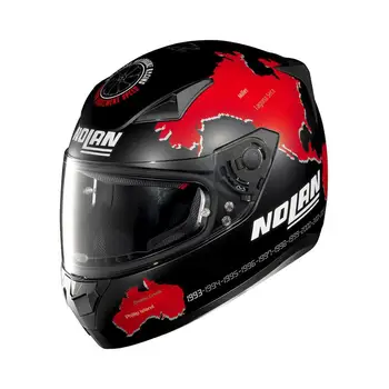 

FULL HELMET NOLAN N60-5 GEMINI C. CHECA - 53 Flat Black