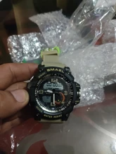 SMAEL- Relojes deportivos digitales para hombre, reloj masculino de pulsera LED, de cuarzo resistente al agua 50m