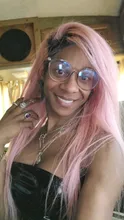 Preferred-Peluca de cabello humano ombré rosa para mujer, peluca con malla frontal Lisa morada con pelo de bebé, pelucas de encaje transparente Remy brasileño para mujer