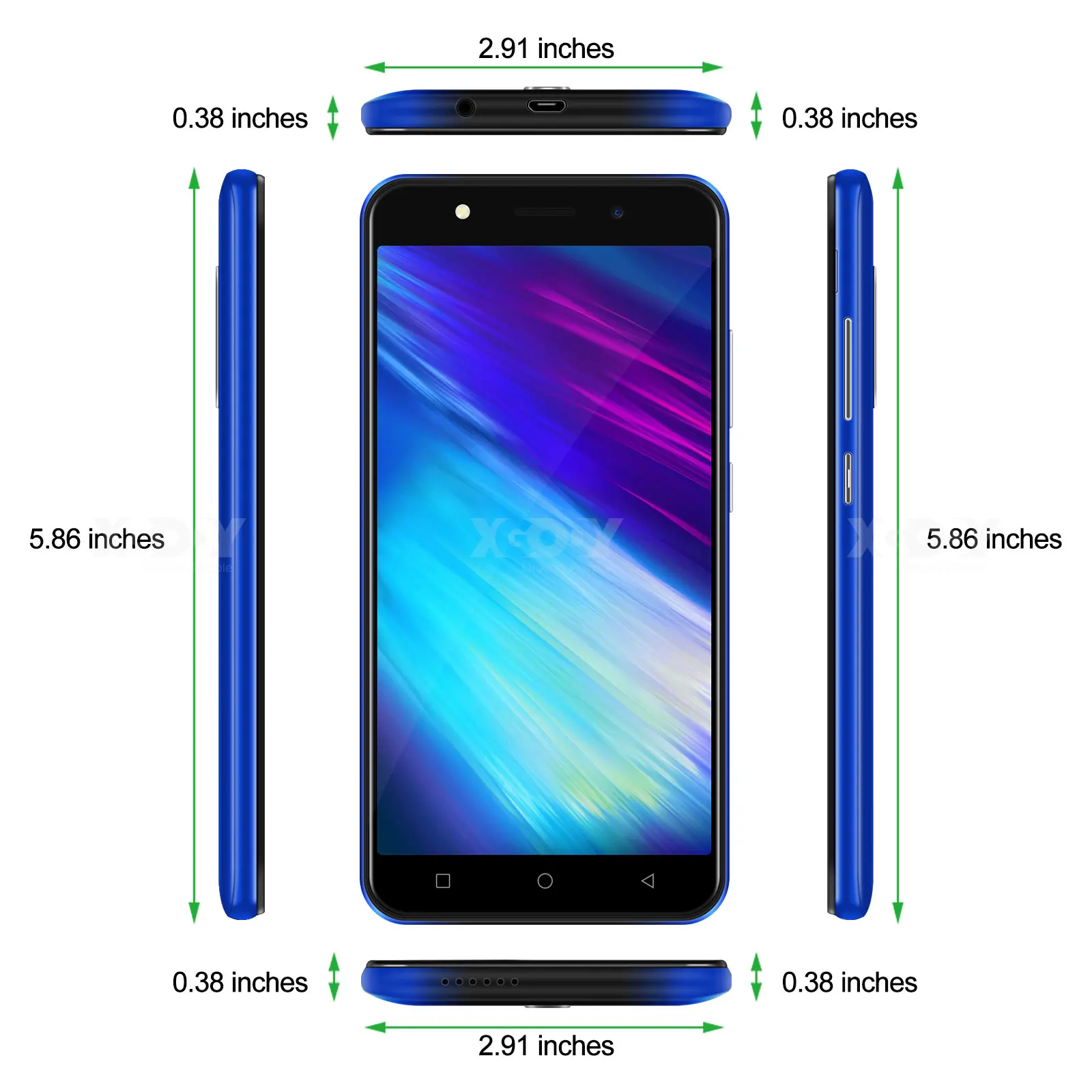 XGODY 3G Smartphone Android Unlocked Cellphone 1GB