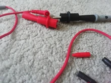 Digital-Multimeter Probe Alligator-Clip Test-Leads Soft-Silicone-Wire Universal 