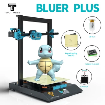 

2020 TWOTREES 3D Printer BLUER PLUS with BMG Extruder 0.9 Stepper Motor MKS Board 3D Touch Adaptive Z-Axis Kit for I3 Printer