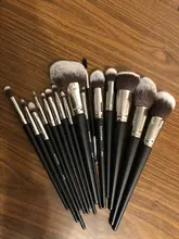 Sywinas brocha maquillaje set 15 piezas Kit de herramienta brochas de maquillaje de pelo sintético natural negro de alta calidad brochas maquillaje profesional