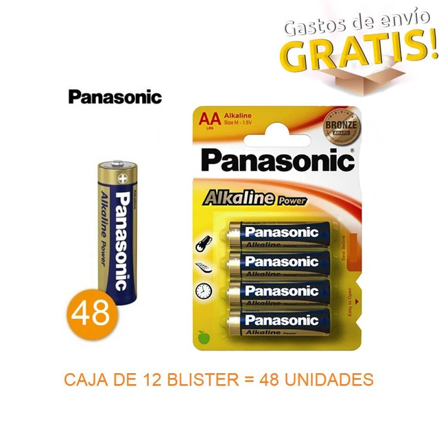 PILES PANASONIC LR6 1,5V (4) : Piles et accessoires