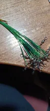 Leader Leash Swivel-Fishing-Accessory Steel-Wire 15cm-30cm Anti-Bite with Olta 20PCS