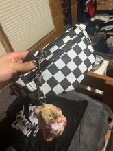 Riñonera a cuadros de nailon para mujer, bolso de cintura de alta capacidad, bolso de pecho práctico, bandolera de hombro