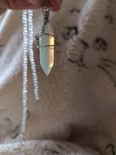 Mezcla de piedra de cristal, malaquita Ópalo, lapislázuli, howlita, piedra verde, ónix, rosa, cuarzo, cornalina, facetada, colgante, 1 Uds.