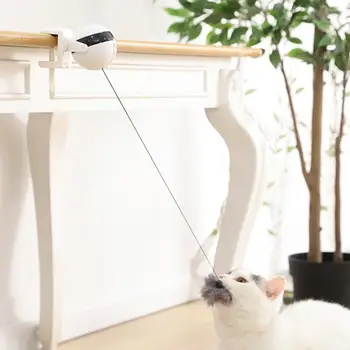 

2020 New Electric Automatic Lifting Ball Cat Toy Rotating Interactive Puzzle for Pet Supply Interesting Smart Cat Ball Toy
