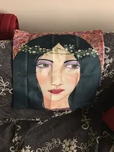 Cushion-Cover Pillow-Case Kissen Linen Print Home-Bed Cartoon Decoration Cat Portrait