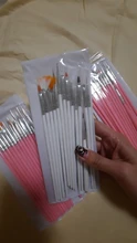 Nail-Brush-Set Painting Manicure-Tools Gel-Polish Drawing Design Plastic-Handle 15pcs