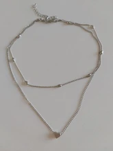 Choker Necklace Pendant Jewelry Crystal Heart Bohemian-Moon Sexy Gift Women 