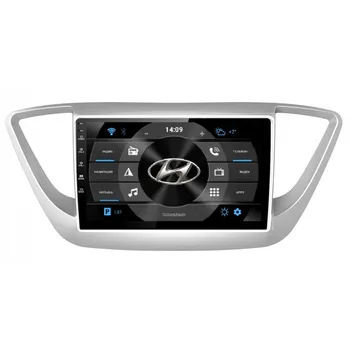

Head unit subini hyd903y with a screen 9 "for Hyundai Solaris 2017 + (RUS) (+ rear view camera as a gift!)