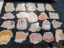 100 unids/pack Kawaii grueso gato diario impermeable decorativo papelería pegatinas artesanales Scrapbooking DIY álbum diario