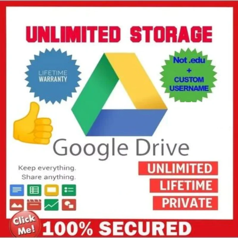 G00gle D * rive, almacenamiento ilimitado con su Personal G * m * ail para toda la vida🎁