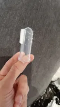 Mordedor para bebé, productos para bebé, juego de dedos para bebé, cepillo de dientes, limpieza Oral, dedo de silicona suave, saludable, caja gratis