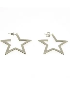 

STAR HOOP EARRINGS
