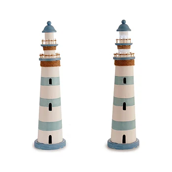 

Decorative Figure Wood (19,5 x 76,5 x 19,5 cm) LED Lights