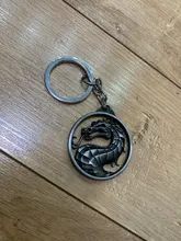 LLavero de dragón para coche, juego novedoso, Llavero de Metal de llavero de Mortal Kombat, para regalo, llavero, joyería para coches