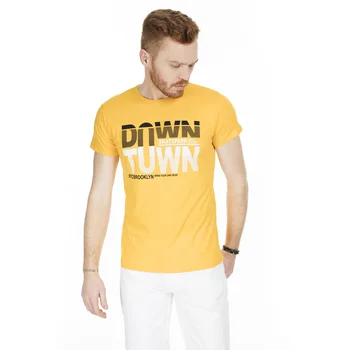 

Buratti Printed Bike Collar T SHİRT 54151