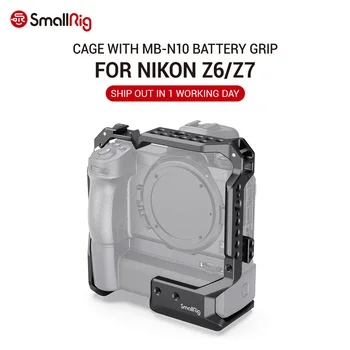 

SmallRig Z6 Camera Cage for Nikon Z6/Z7 with MB-N10 Battery Grip Feature Nato Rail Shoe Mount For Microphone DIY Options 2882