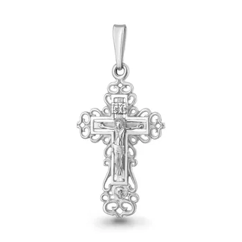 

Cross Orthodox AQUAMARINE without inserts Silver 925