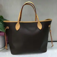 Превосходное качество, нетронутое, Saco Mulheres Bolsa de Ombro Classico Saco de Compras Da Lona Das Mulheres de Couro Reais