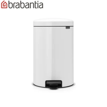 

Бак мусорный Brabantia "NewIcon" с педалью, белый, 20л. 111846