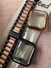 Cubierta para funda de Apple Watch, Protector de pantalla de parachoques de TPU, suave, envolvente, 44mm/40mm 42mm/38mm, serie iWatch SE 3 4 5 6