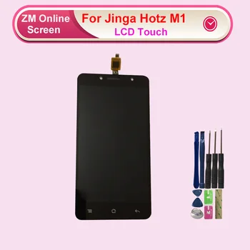 

RYKKZ New Test Original LCD For Jinga Hotz M1 LCD Display and Touch Screen Digitizer Assembly Replacement with tools