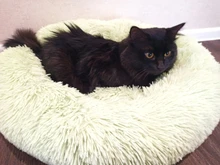Dog-Bed Large Kennel-Sleeping-Bag Pets Cat Round Washable Plush Soft Little-Medium Long