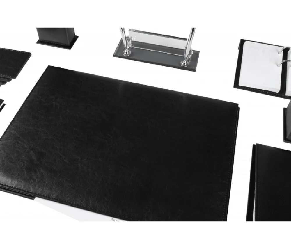 AKSU офисный бизнес кожаный стол набор блокнот набор именная табличка набор и хрустальный стол табличка