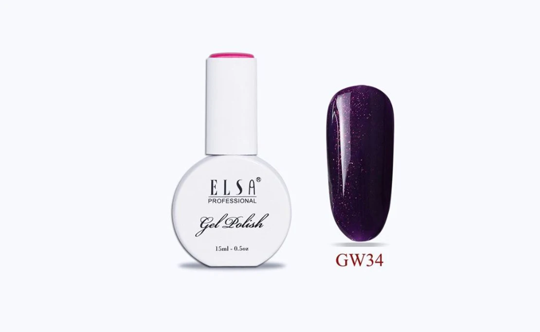 Гель-лак трехфазный "SHINE LINE 31-60" 15 мл, Elsa Professional(арт. А105-2 - Цвет: 34