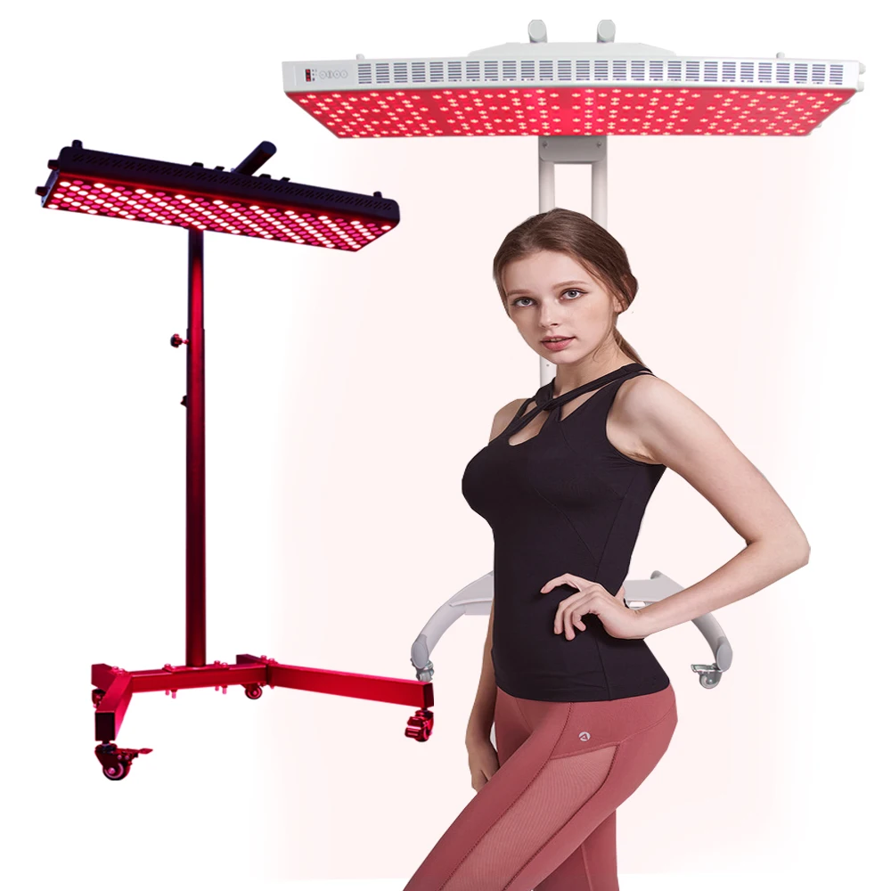 ADVASUN High Irradiance Near Infrared 660nm 850nm Light Therapy Panel With Stand Device Body Treatments Bed Beauty Sport Recover impulse device перкуссионный массажный пистолет impulse sport