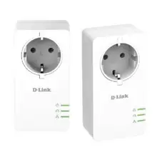 Wi-Fi PLC Адаптер D-Link PowerLine DHP-P601AV 1000 Мбит/с