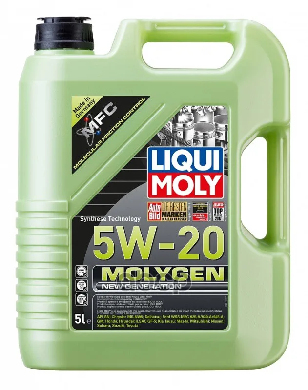 Liqui moly Масло Моторное Molygen New Generation 5w-20 5l