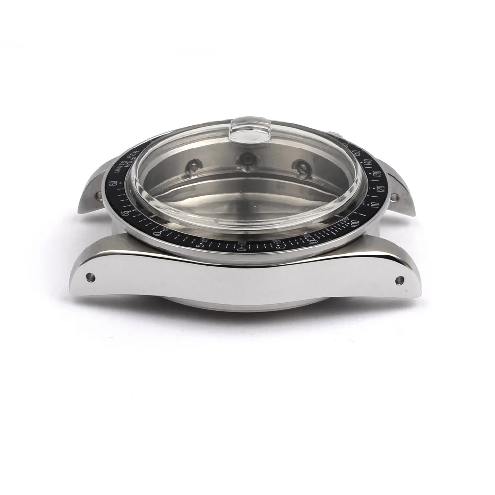 Orologio Kit di Caso per Valjoux 7750 Movimento Può FAI DA TE TMC 9420 Lug  20 millimetri con il Nero Lunetta In Acciaio Inox 316|Watch Cases| -  AliExpress