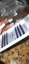NATUHANA-extensiones de pestañas individuales de visón falso, 6 hileras, Color Azul, Morado, Pestañas postizas, salón profesional, Envío Gratis