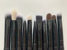 DUcare-Juego de brochas de maquillaje, 8-27 Uds., negro, profesional, pelo Natural, base en polvo, colorete, sombra de ojos