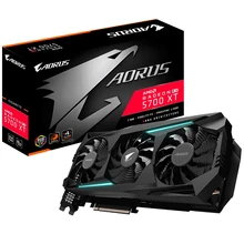 Видеокарта Gigabyte AORUS AMD Radeon RX 5700XT 2010MHz 8192MB 14000MHz 256 bit RTL [GV-R57XTAORUS-8GD]