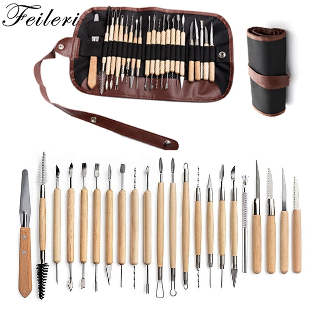 8 in 1 Clay Sculpting Kit Molding Tools for DIY Ceramic Pottery - AliExpress