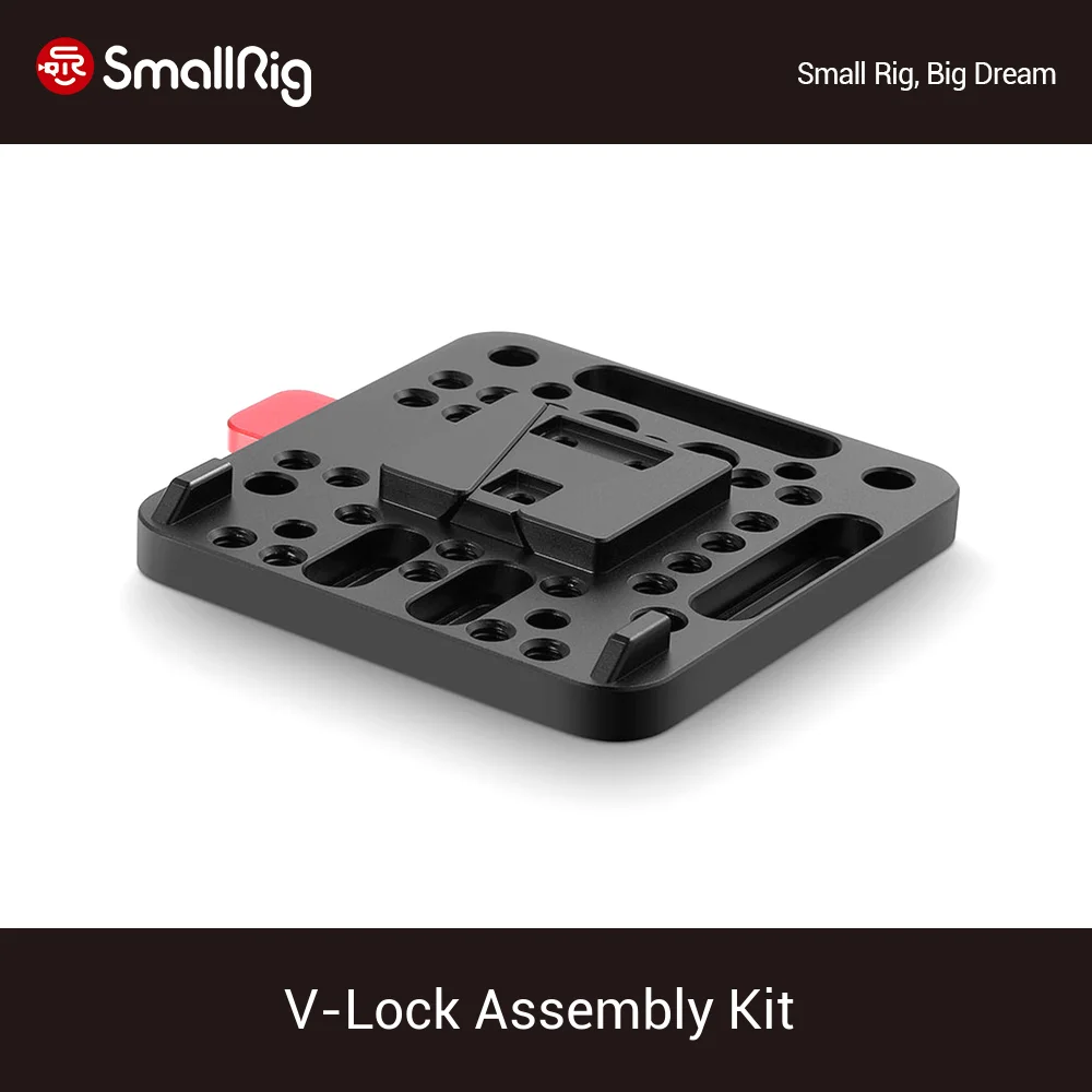 

SmallRig V-Lock Assembly Kit Female V-Dock Male V-Lock Quick Release Plate For DSLR Camera Cage/Monitor Frame/Shoulder Pad-1846