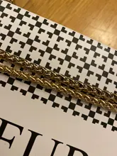 De alta calidad bolsos de cuero genuino de las mujeres cadena de oro bolsa de lujo Cartera de mujer con diseño exclusivo de moda 100% bolso de piel de vacuno