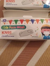 Fit 3-11 años 10 unids/caja paquete Individual de los niños KN95 filtro FFP2 los niños máscara de niño a prueba de niños niña máscara